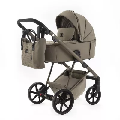 Коляска Adamex Delta Natura 3 в 1, DN-6-Taupe