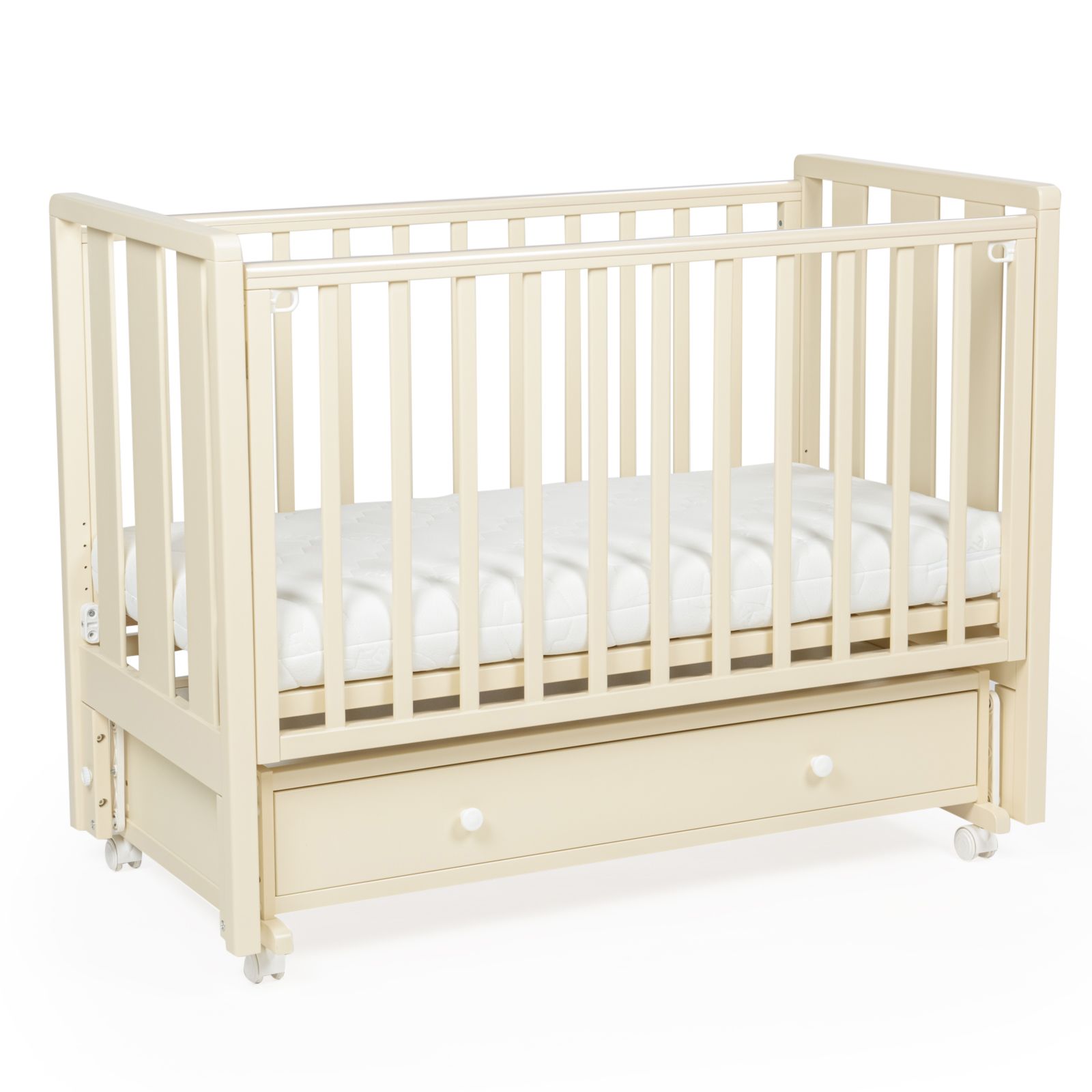 Кровать детская Bebizaro Heirloom New маятник универсальный с ящиком, Vanilla