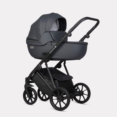 Коляска Riko Basic Montana X Ecco 3 в 1, 24 Graphite (графит)