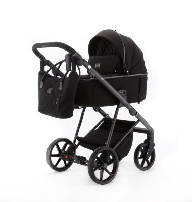 Коляска Adamex Delta Natura 2 в 1, DN-11-Carbon