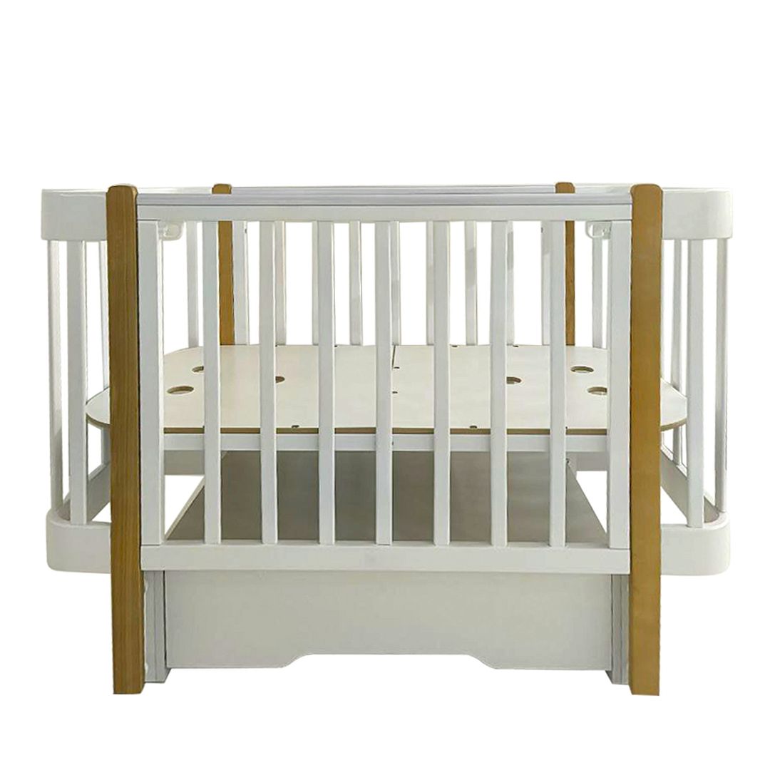 Кровать детская Pituso Olivia, Белый-бук, маятник с ящиком