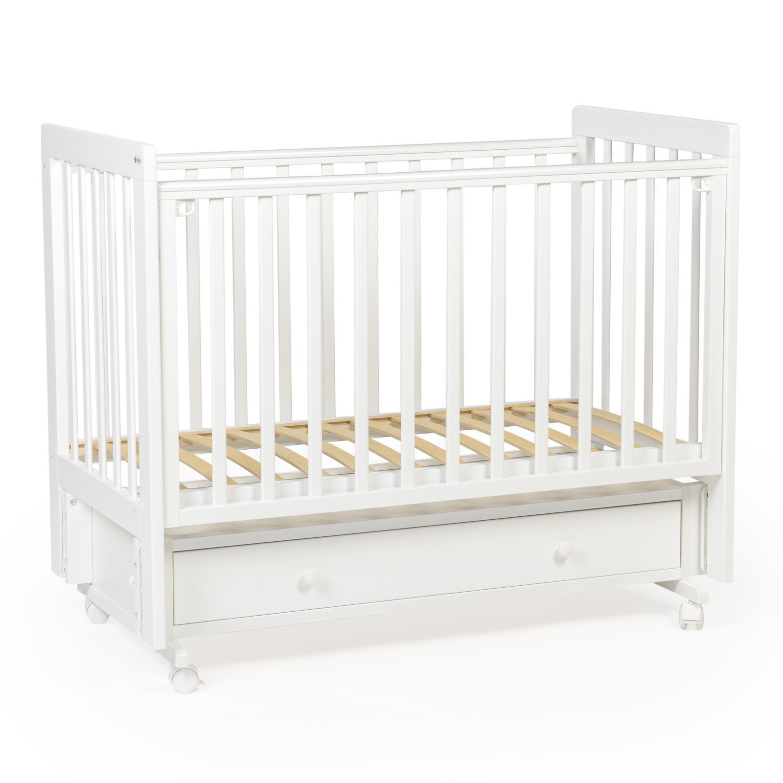 Кровать детская Tutis Cloud 4, белый, Маятник универсальный с ящиком