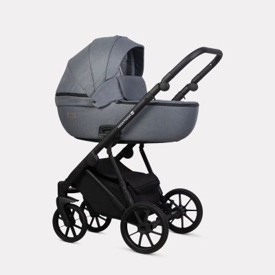 Коляска Riko Basic Montana X 3 в 1, 52 Grey (серый)